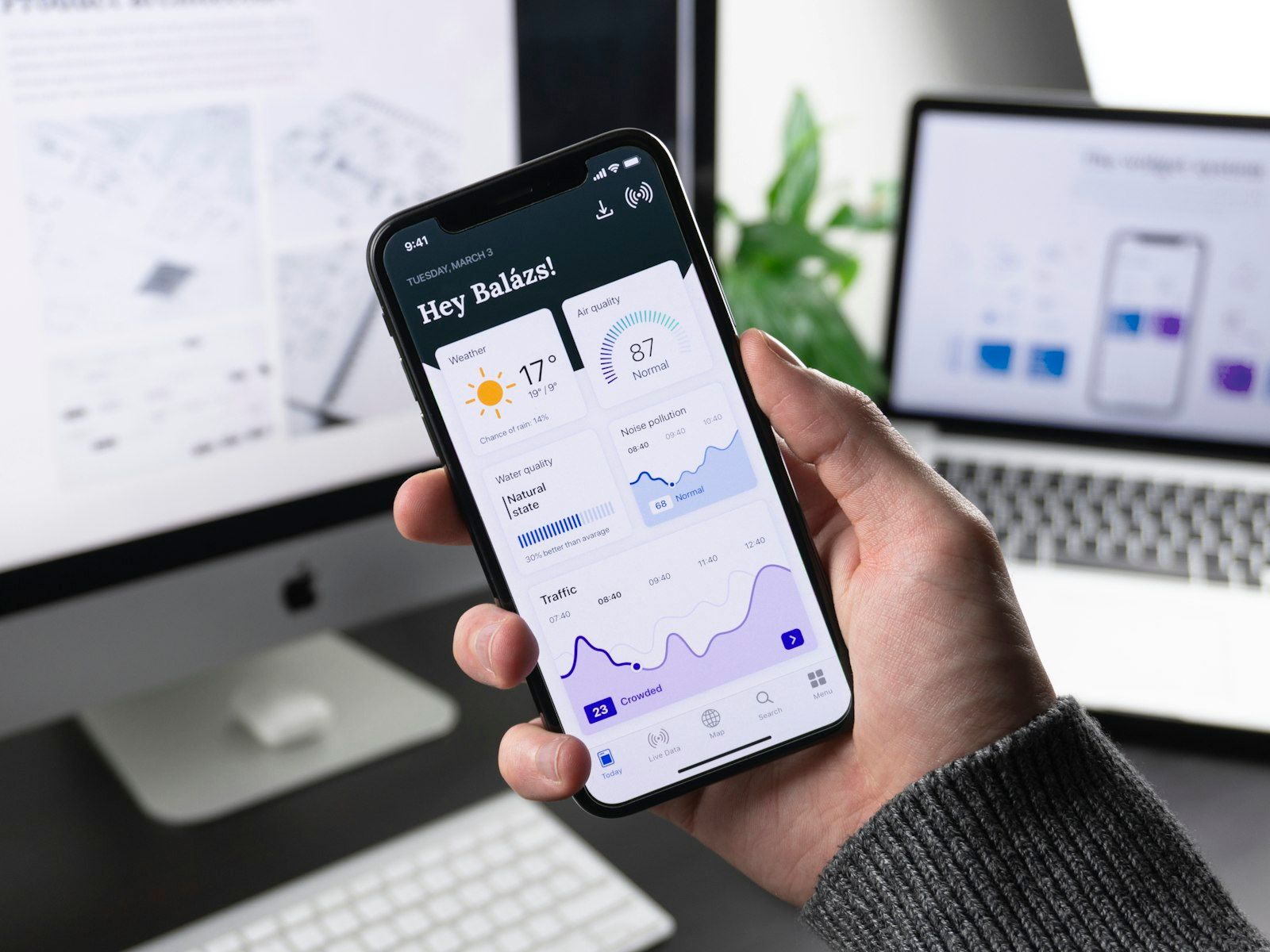 Nova mobile app screens